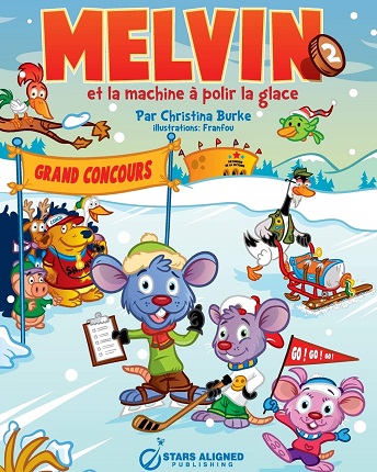 Melvin et la machine à polir la glace — Livres jeunesse hockey sur glace