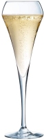 Flûtes à champagne en cristal  – Idées de décoration pour table de Noël
