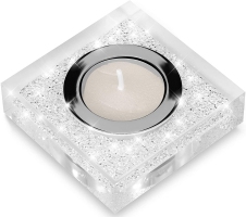 Porte-bougies chauffe-plat avec cristaux Swarovski pour table de Noël – Idées de décoration pour table de Noël