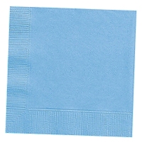 Serviettes en papier bleu pastel pour table de Noël – Idées de décoration pour table de Noël