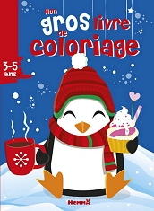 Mon gros livre de coloriage (Noël - Pingouin) — Livres de coloriage de Noël pour enfants